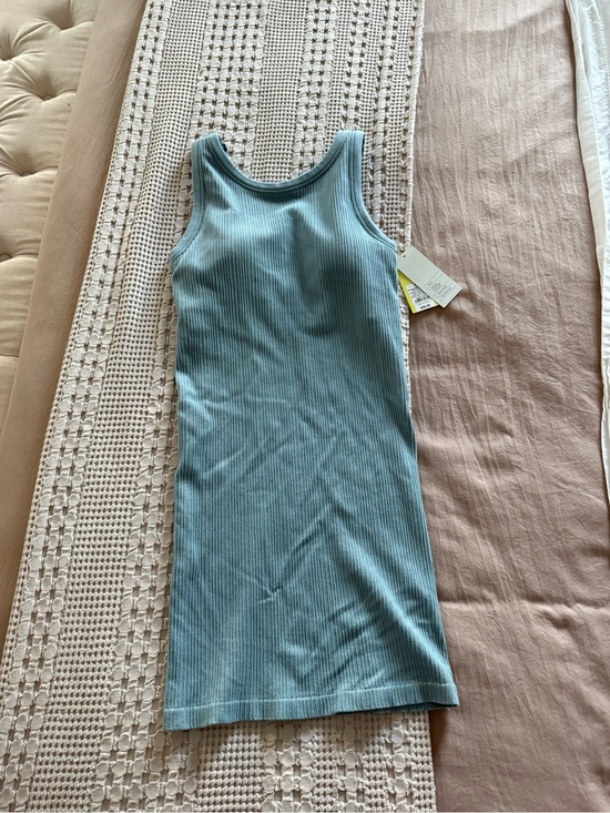 all in motion Dresses & Skirts - NEW all in motion Ribbed Blue Tank Mini Dress Size M